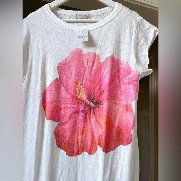 Free People x Ragabond Hibiscus Maxi Tee sz M - Picture 5 of 5